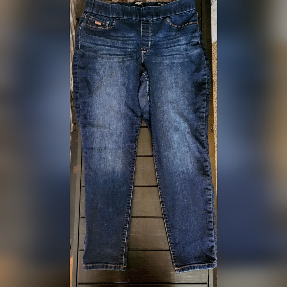 3 pair size 14 Nine West pull on denim - Picture 2 of 11